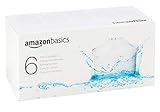 AmazonBasics Cartuchos Filtrantes de Agua, Blanco, 6 unidades - Fits BRITA Maxtra Jugs (not Maxtra+)