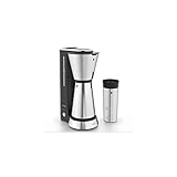 WMF Kitchenminis - Cafetera Aroma de goteo con termo, cafetera de filtro para hasta 5 tazas de café, vaso térmico 350 ml, programa antical, indicador agua, display digital, filtro extraible, 760 W