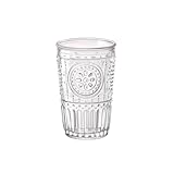 Juego de vasos Romantic de Bormioli Rocco, 1 pieza (color transparente, 340 ml, aptos para lavavajillas, vaso de agua, para cocteles/agua)