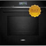 Siemens HM736GAB1 iQ700 - Horno inteligente con función de microondas (60 x 60 cm, 800 W, color negro, ecoClean & humidClean, Air Fry, control de cookControl, pantalla táctil a color)