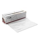 LACOR 68939 Manga Pastelera desechable, Apta para croquetas, Churros, Decorar Tartas, Nata, Crema o Merengue, Diseño Grueso y Resistente, Libre de BPA, Transparente, 40 cm, 100 Unidades