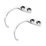 2 Piezas Gancho para Alarma Ropa, Acero Inoxidable Removedor de Alarmas Herramienta Portátil de Gancho de Acero Duro Removedor de Sensor para Etiquetas de Ropa Gancho para Ropa para Cocina