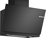 Bosch DWK81AN60, Campana de pared Serie 6, 4 velocidades de succión, 1 intensiva, 80 cm, color negro