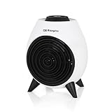 Orbegozo FH 5037 - Calefactor eléctrico con termostato regulable, 2000W de potencia, 2 posiciones de calor y función ventilador de aire frío