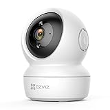 EZVIZ Cámara Vigilancia WiFi Interior 360º, Camara Vigilancia Bebe 1080P, Visión Nocturna, Audio Bidireccional, Detección de Movimiento, Control Remoto, Compatible con Alexa, Andriod/iOS, Modelo C6N