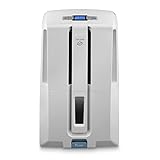 De'Longhi DD230P Deshumidificador Multifunción con Filtro de Limpieza de Aire, 30 L/d, Sistema de Bombeo y Drenaje Continuo, Gas Ecológico, Temporizador Programable, 540 W, 51 Db, Blanco y Gris