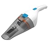 Black+Decker Aspirador de Mano Dustbuster Sin Cable 3.6V, Batería de Litio 1,5Ah, Acción Ciclónica, Autonomía 11,5min, Depósito 325ml, Cargador Jack - NVC115JL