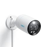 Reolink Camara Seguridad 4K Doble Lente PoE Gran Angular/teleobjetivo, cámara Exterior con focos, detección de Persona/vehículo/Mascota, visión Nocturna en Color, Audio bidireccional, RLC-81MA