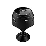 Mini cámara WiFi, cámara de coche de bebé 1080P HD inalámbrica, cámaras de seguridad para el hogar, funciona con pilas, cámara de videovigilancia con cubierta trasera magnética para monitor de bebé,