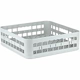 Cesta De Vasos 40x40x12 Cms - Ideal Para Lavavajillas Industrial Hosteleria, Cesta Lavavajillas Fabricado En Polipropileno, Apto Para Lavado En Lavavajillas Industriales, Cesto Lavavajillas Universal