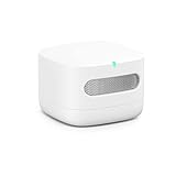Amazon Smart Air Quality Monitor – Monitor inteligente de calidad del aire de Amazon | Descubre la calidad del aire de tu casa, compatible con Alexa, Dispositivo Certificado para personas