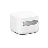 Amazon Smart Air Quality Monitor – Monitor inteligente de calidad del aire de Amazon | Descubre la calidad del aire de tu casa, compatible con Alexa, Dispositivo Certificado para personas