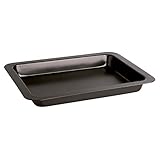 Quid Sweet Grey Bandeja Horno Acero Pintado 42x32x4cm Negro