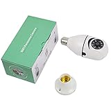 Novara 5G WiFi Bulb Night Vision Camera Vigilancia una Color AutomáTico Human Tracking Video Security Monitor CAM