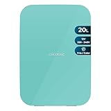 Cecotec Nevera Pequeña Bolero MiniColing 20L Bahamas Mint. Capacidad 20 L, Funcionamiento 12-220 V, Compatible con Coches y Caravanas, Función Frío y Calor, Temperatura Regulable de 7 ºC a 65 ºC