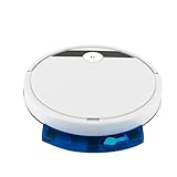 Robot aspirador con función de limpieza 3 en 1, robot aspirador con potencia de succión de 1800 Pa, modos de limpieza, robot aspirador de pelo animal y suelos duros, con control por aplicación con