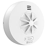 HEIMAN Alarma de calor con interconexión inalámbrica, con batería de 10 años, certificado BS EN IEC 62368, alarma de calor interconectada para cocina, cumple con la ley de Escocia/Inglaterra