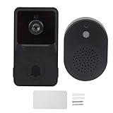 Ring Video Doorbell, Detección de Movimiento Mejorada Fácil Instalación WiFi Video Doorbell Camera, Night Vision, 2-Way Audio Smart Wireless Doorbell Camera para Seguridad de Vigilancia en el Hogar