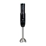 Jata JEBT1906 - Batidora de Mano 500 W, 2 Velocidades, 4 Cuchillas de Acero Inoxidable. 17000 RPM. Bate, pica, tritura. Pie de de acero inoxidable. Desmontable
