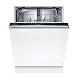 Bosch - Lavavajillas integrable, 60 cm. de ancho, Serie 2, Home Connect, Extra Secado, Blanco, SMV2ITX09E