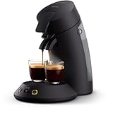 Philips Senseo Original Plus Cafetera de Monodosis, Tecnología Coffee Boost para Máximo Sabor, Selección de Intensidad, Tecnología Crema Plus, 1 o 2 Tazas en Menos de 1 Minuto, Negro (CSA210/61)