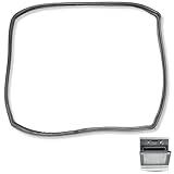 CHEFZOCO Junta Puerta Horno, Goma puerta de horno, Goma horno Universal, Medidas 430 mm ancho x 325 mm alto, Incluye 4 ganchos, Compatible con Bosch, Balay Constructa, Siemens y para Neff