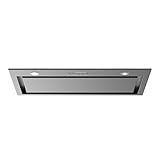 Teka GFL 57650 EOS IX - Campana Integrable, Motor de Doble Turbina, Diseño Piramidal, Aspiración Perimetral 'Contour', 3 Velocidades + Intensiva, Color Acero Inoxidable