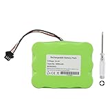 K KYUER 3000mAh Robot Aspirador Ni-MH Batería para Samba XR210 XR510 KV8 Bobsweep BObi Classic, BObi Pet Robotic Vacuum Cleaner BQBS1000 BQBS1003 017144-TN