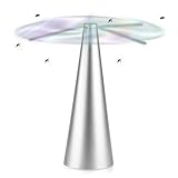 mizikuu Fly Repeller, Portátil Ventilador Repelente De Insectos Eléctrico Ventilador Anti Moscas Ahuyentador de Moscas Automático para Jardín o Terraza Mantener Insectos alejados de Alimentos