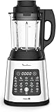 Moulinex PerfectMix Cook - Batidora de vaso de 1400W, 10 programas automáticos, cuchillas extraíbles Powelix, capacidad 2L, alto rendimiento, cocina saludable,App Moulinex +300 recetas, LM83SD
