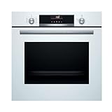 Bosch - Horno Multifunción, 60 cm, Serie 6, Asistente de limpieza, AutoPilot, Blanco, HBA5360W0