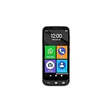 SPC Zeus 4G + Carcasa - Smartphone para Personas Mayores, Modo Fácil con Iconos Grandes, botón SOS, configuración remota, Botones físicos y Pantalla táctil 5,5”, Android 11 Go