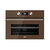 Teka HLC 8400 - Horno Multifunción Compacto de 45 cm, Urban Colors Edition, 9 Funciones de Cocción, SurroundTemp con HydroClean PRO, Touch Control, Color Marrón