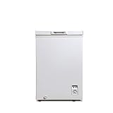 CHiQ Congelador FCF98D, 98 litros, blanco, bajo consumo A+, 40 db, 12 años de garantía en el compresor (98 Litros)