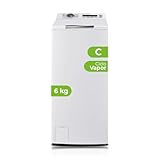 Aspes Lavadora 6Kg Carga Superior Blanco ALCS6201C. 2100W, 1200rpm, 16 Programas, Función Stop&Go, Clase de Eficiencia Energética C