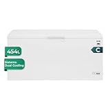 Svan Congelador horizontal Blanco SCH4600CDC. Capacidad 454 Litros, Dual Cooling, 2 Cestas, Bajo nivel Sonoro, Eficiencia Energética Clase C