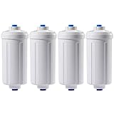 Huining 4 filtros de agua de flúor y arsénico para sistema de purificación de agua, filtro de agua de fluoruro de repuesto, sistema de filtración de agua, filtro de agua de gravedad, filtro de