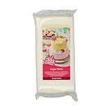 FunCakes Pasta De Azúcar Blanco Brillante, 1000 Gramo