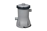 BESTWAY Depuradora de Filtro de Cartucho de 2.006 litros/hora 18,5x17,5x27,5 cm Gris