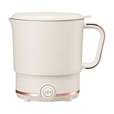 Hervidor eléctrico - Hervidor de agua portátil de 500 W, Hervidor de agua eléctrico plegable de 800 ml | Taza de salud personal de acero inoxidable, caldera de agua eléctrica eficiente para té, café,