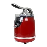 Jata JEEX1059 Exprimidor de Naranjas Eléctrico de Brazo, 160 W, Doble cono, Desmontable, Tapa cierre antigoteo, Base antideslizante, Extracción continua, Silencioso