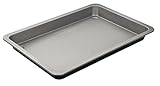 Bandeja horno universal 42x29cm de acero, Rustidera para asados, Molde bizcocho rectangular con revestimiento antiadherente Teflón, libre de PFOA, optimización del 30% de energía, bicolor, ZENKER