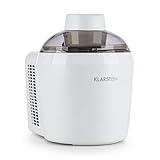 Klarstein - Schneeflöckchen, Heladera, Prepara Helados, Batidos, Smoothies, Enfriado termoelectrico, 700 mL, Ingredientes en 0,3 L, Sin enfriamiento previo, Silenciosa, Blanca