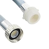 DEKAROX Extensión de manguera de entrada 3 m 3/4' recto/recta IG/AG F/M 25 °C universal para lavadora, lavavajillas y secadora conector macho/hembra