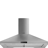 Smeg KDE600EX - Campana (553 m³/h, Canalizado, E, C, C, 65 dB)