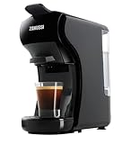 Zanussi - CKZ39 - Máquina espresso cápsula, almohadillas y café molido - 4 en 1 multisistemas - 0.6 l, Negro