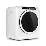 Klarstein EZ Dry secadora de aire caliente, carga frontal, 1500 W, independiente/bajo encimera, 6 kg, 3 niveles de potencia, hasta 165 min de funcionamiento, 6 programas, función antiarrugas, blanco