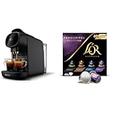 Philips L'Or Barista Sublime, Cafetera Espresso de Cápsulas Compacta, Para cápsula Simple y Doble, Negro + L'OR Espresso Coleccón Favoritos, 40 Cápsulas Compatibles Nespresso (R)* - Amazon Exclusive