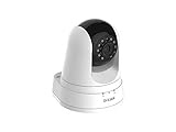 D-Link DCS-5000L - Cámara vigilancia IP WiFi N 300Mbps a motor para interior, resolución VGA 640 x 480, micrófono y visión nocturna, detector movimiento, control desde app mydlink para iOS/Android