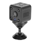 Mini Cámara IP Compacta, 1080P HD Inalámbrica WiFi para Exteriores, ángulo de Visión de 155 ° con Detección Nocturna y de Movimiento para Seguridad en el Hogar